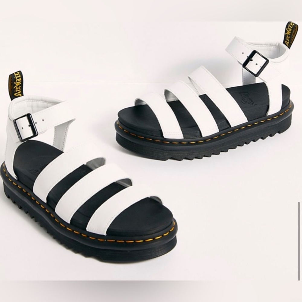 Dr. Martens white leather sandals (in the box) - Picture 2 of 5